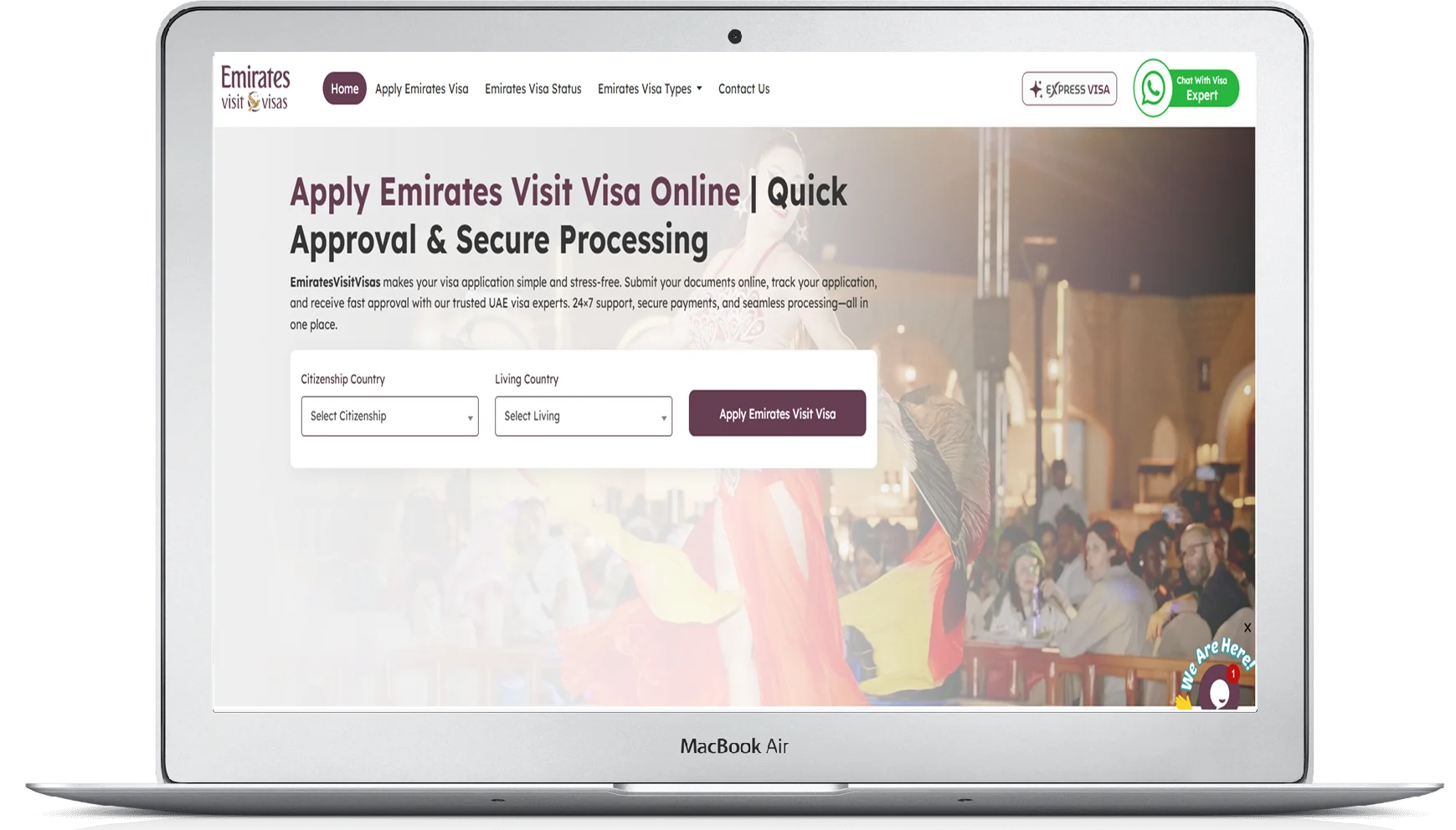 Select Emirates Visa Type